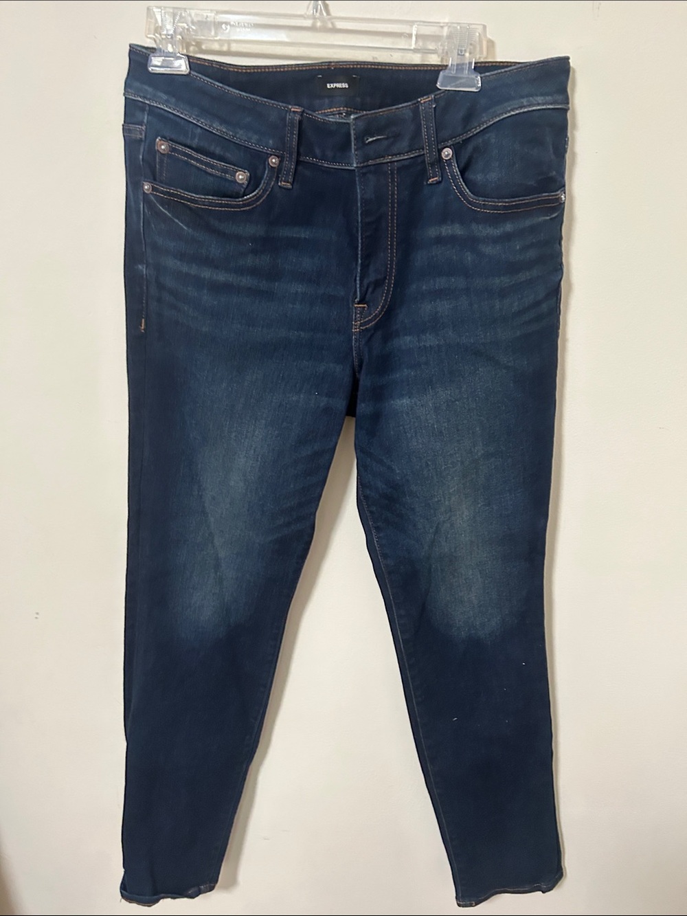 Express Men’s Slim Dark Blue Jeans